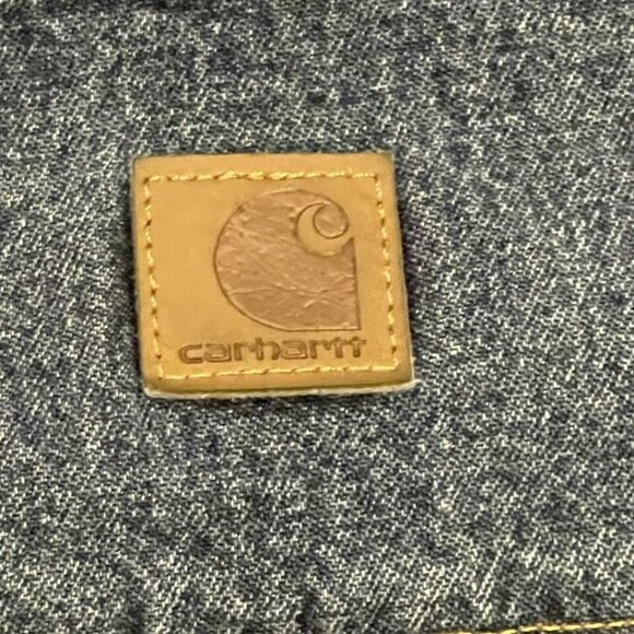 Carhartt Mens Carpenter Denim Jeans Original Dungaree Fit #14806 Pants 40x30 - Picture 3 of 16